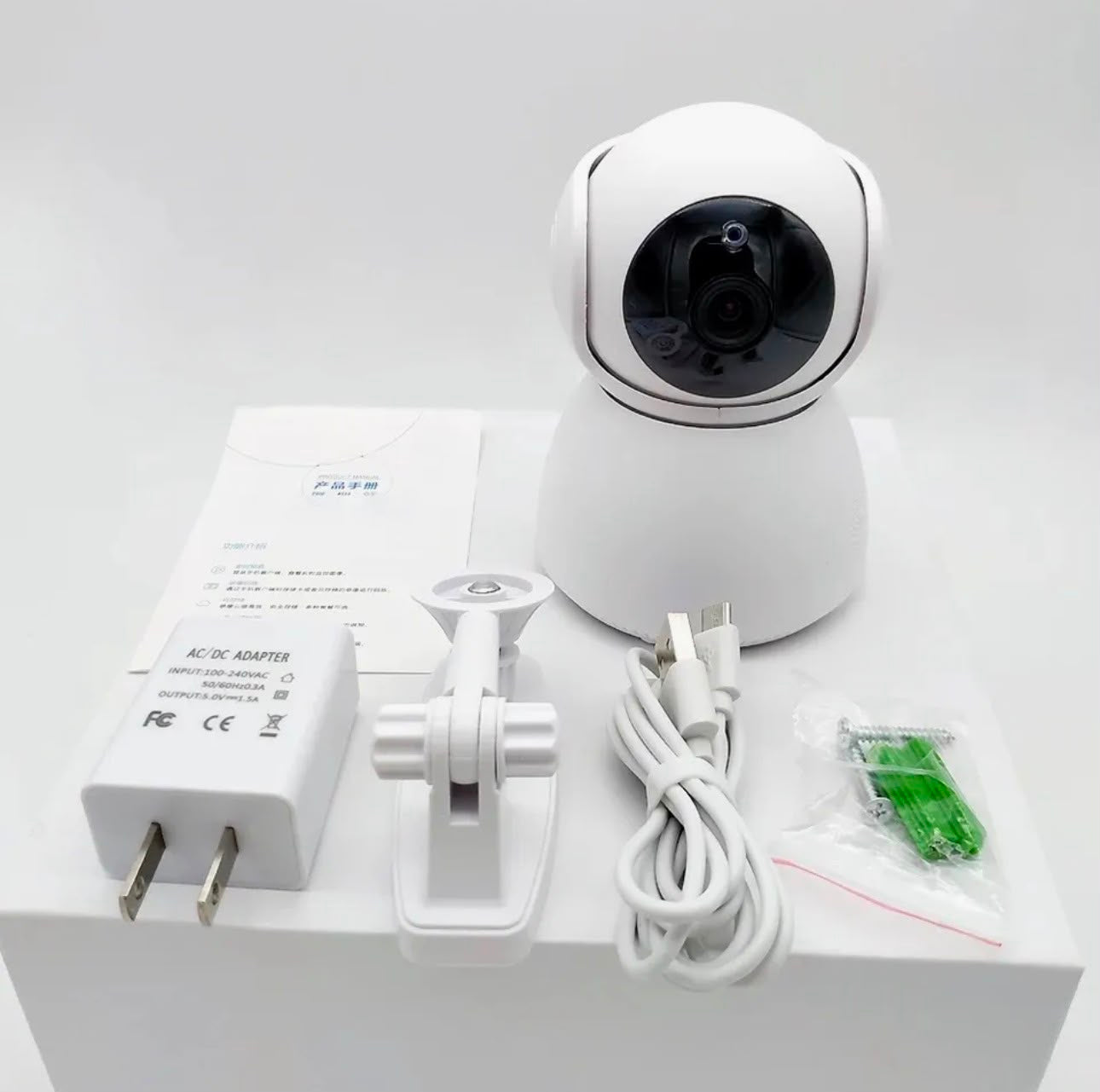 V380 Pro WiFi IP 1MP Snowman Camera Surveillance Home Security 720P Wireless Ptz Auto Tracking IR Night Vision Baby Monitor