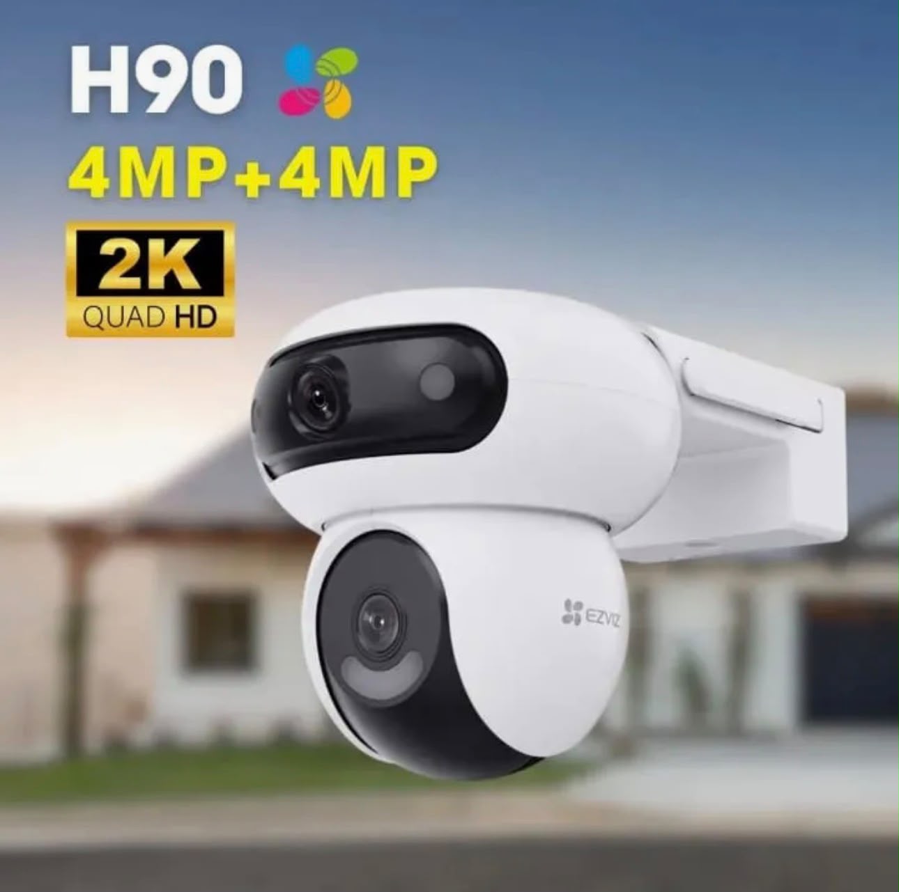 EZVIZ H90 Dual 2K+ + 2K+ Dual Lens Pan & Tilt WiFi Security Camera