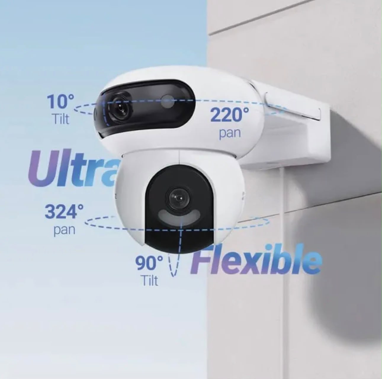 EZVIZ H90 Dual 2K+ + 2K+ Dual Lens Pan & Tilt WiFi Security Camera