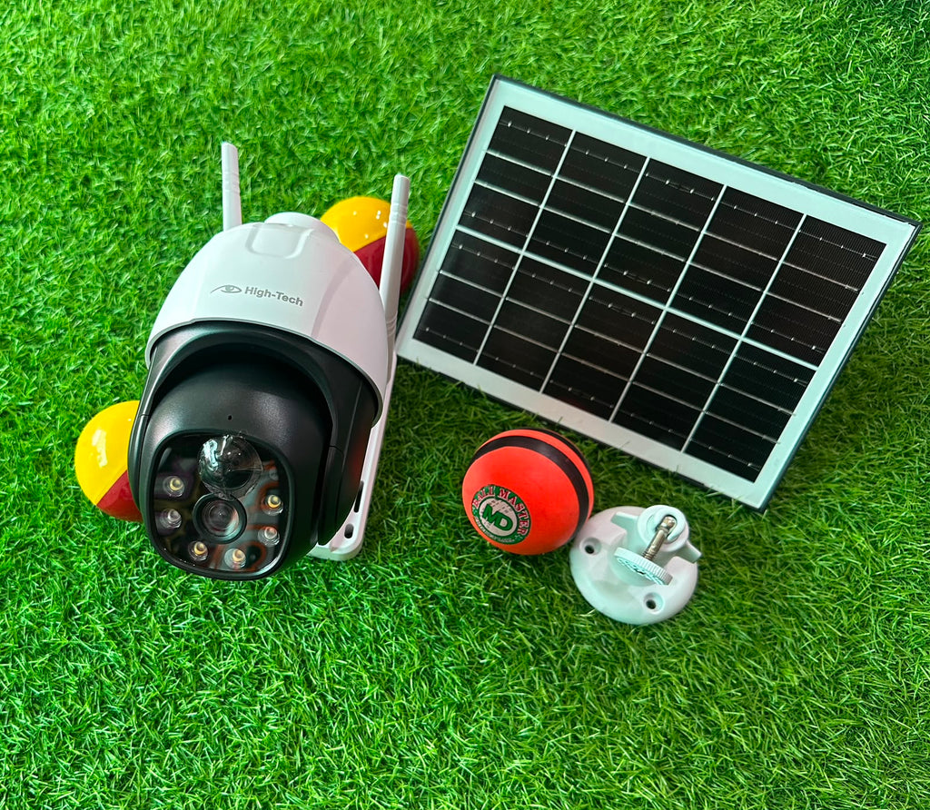 Solar Powered WiFi PTZ Security Camera – Outdoor Wireless CCTV with Night Vision & Motion Detection