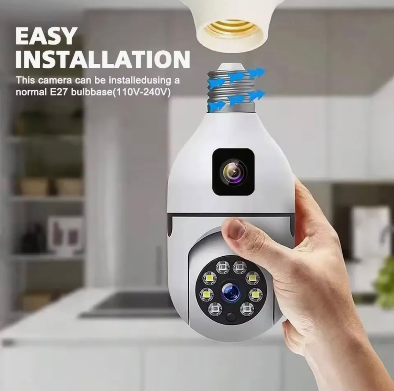 SpeedX SP-E28-2 V380 Pro Smart WiFi Security Camera