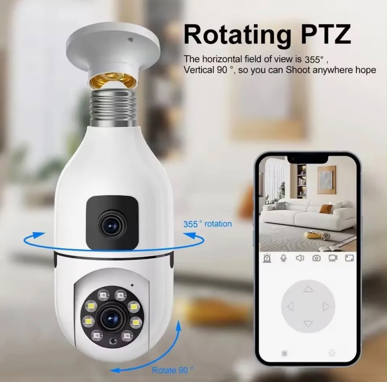 SpeedX SP-E28-2 V380 Pro Smart WiFi Security Camera