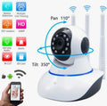 WiFi 720P Pan Tilt Security IP Camera – 360° Panoramic View, Motion Detection & Night Vision