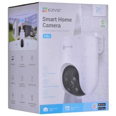 EZVIZ H8C 2K Pan & Tilt Smart WiFi Outdoor Security Camera